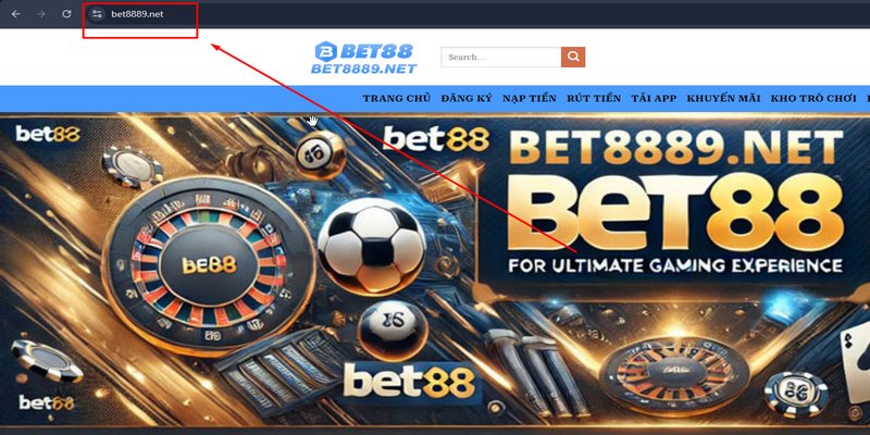 Truy cập vào link bet8889.net